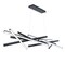 Dweled Parallax 55in LED Linear Pendant 3000K in Black PD-731 - alternate 2